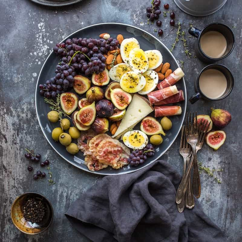 Photo of beautifully
          arranged food